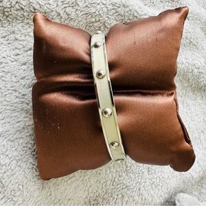 Coach Silver Studded Bracelet